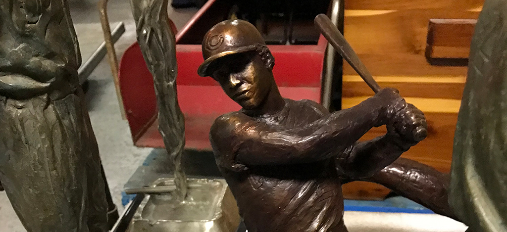 baseball sculptures